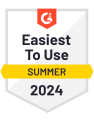 G2 rating showing SiteGuru as the easiest to use