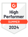 G2 showing SiteGuru as high performer tool in 2024